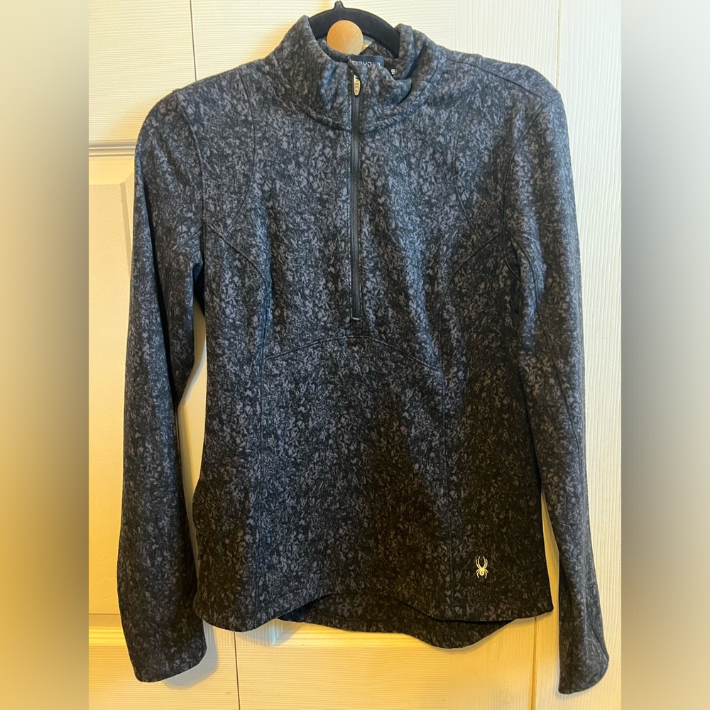 Spyder Active Black 1/4 Zip Pullover